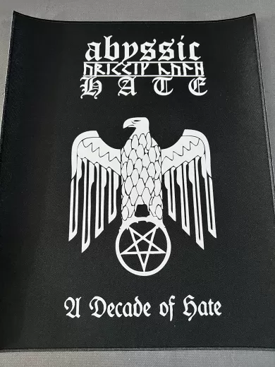 Abyssic Hate - A Decade Of Hate (Rückenaufnäher)