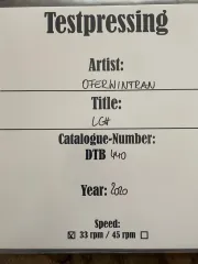 Oferwintran - Llyfr Coch Hergest (Testpressing)